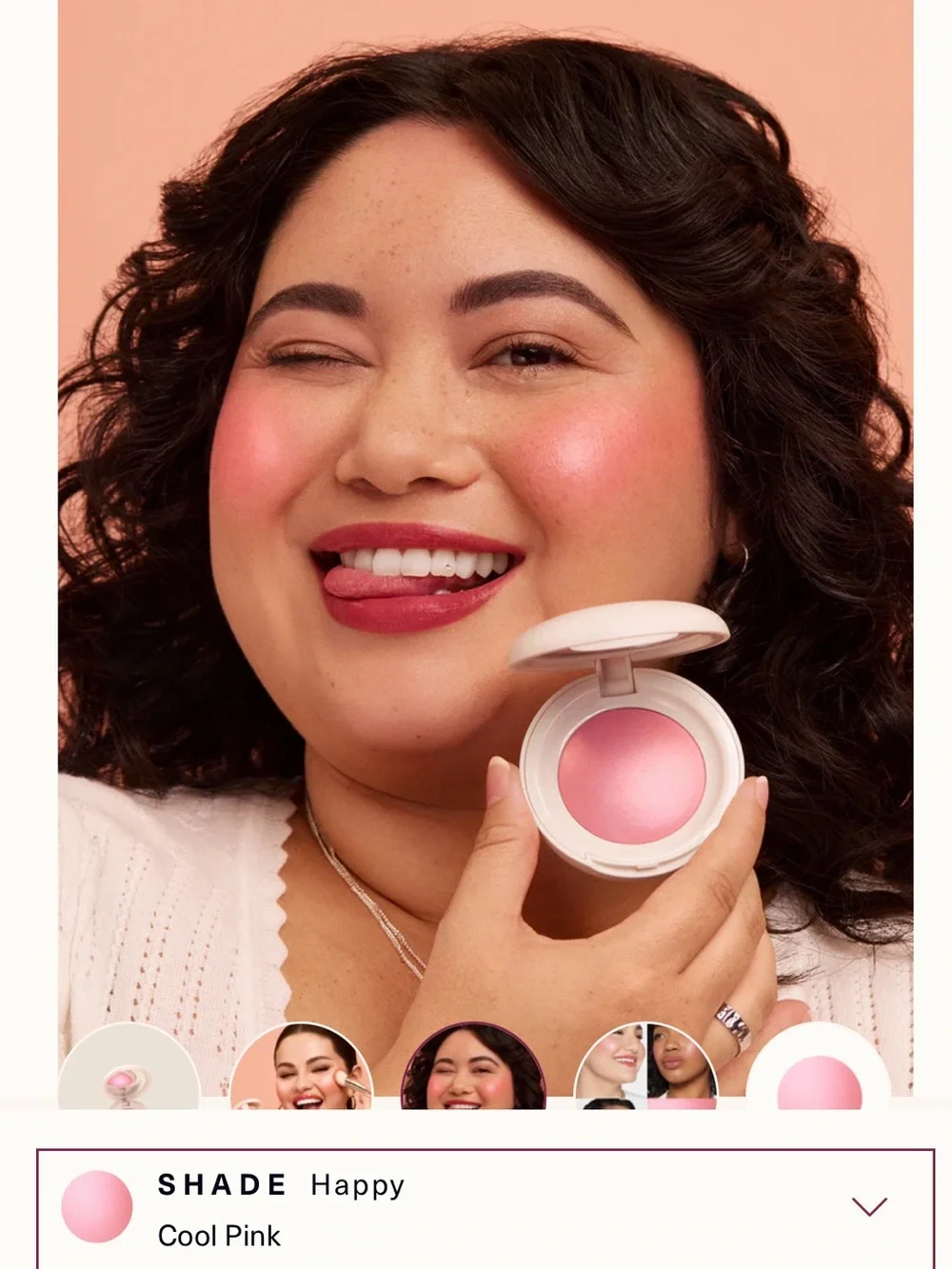 🩷 Rare Beauty Soft Pinch Luminous Powder Blush - Happy